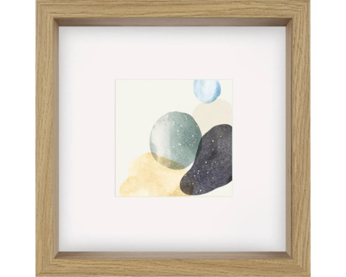 Quadratischer Bilderrahmen mit abstrakter Illustration