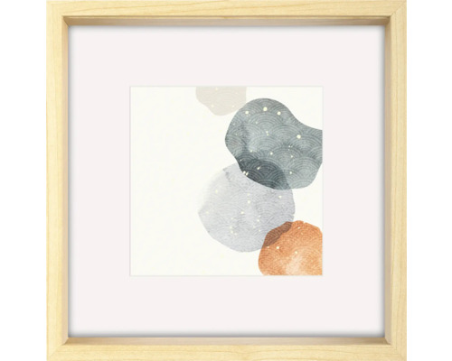 Bilderrahmen Holz Shape Kunstglas birke 50x50 cm