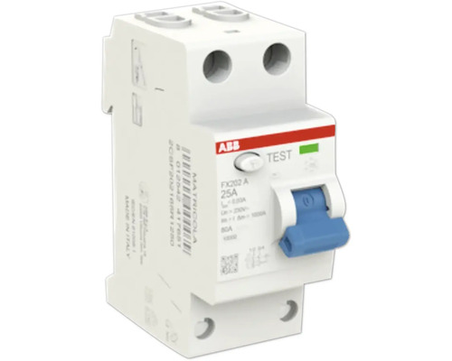 ABB Fehlerstrom-Schutzschalter 25 Ampere
