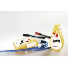 HellermannTyton RiteOn Kabelmarkierer mit Stiften und Kabel