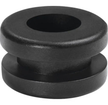 Schwarze Gummitülle