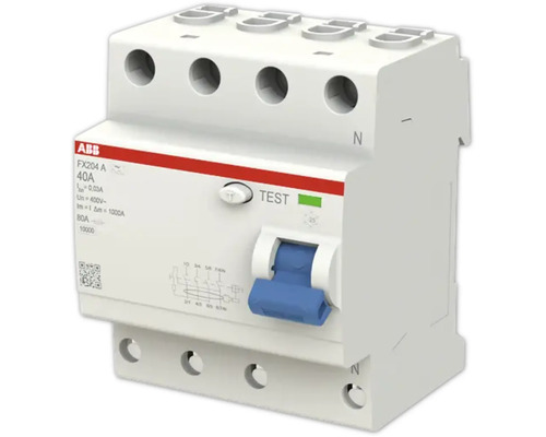 Fehlerstromschutzschalter mit Testtaste