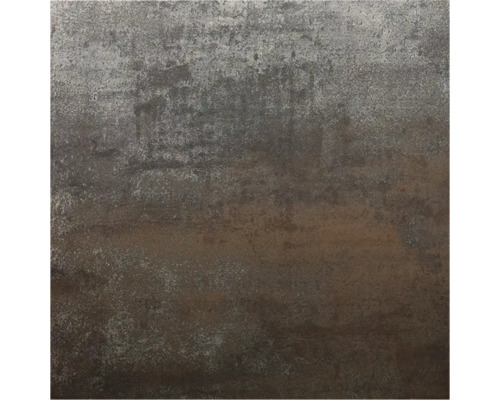 Feinsteinzeug Wand- und Bodenfliese Corten 60 cm x 60 cm x 1,05 cm corten a matt rektifiziert Fliesenmuster in Metalloptik für den Innen- und Außenbereich