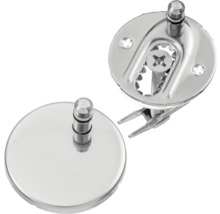 Zwei Toilettensitzbefestigungen aus Metall