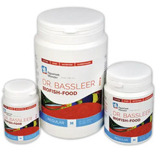 Drei Packungen Dr. Bassleer Biofish-Food Fischfutter
