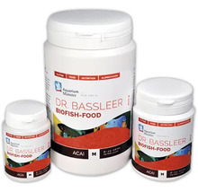 Drei Dosen Dr. Bassleer Biofish-Food für Fische