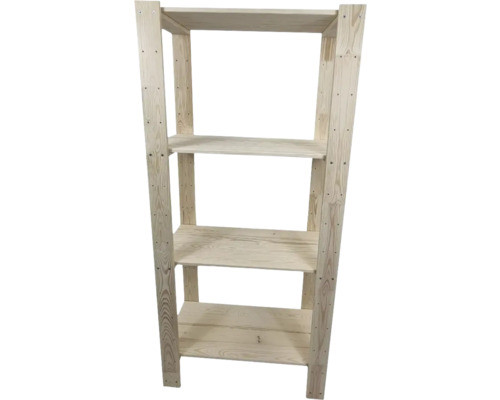 Holzregal mit vier Ablageflächen