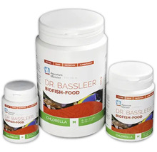 Drei Packungen Dr. Bassleer Biofish-Food Fischfutter