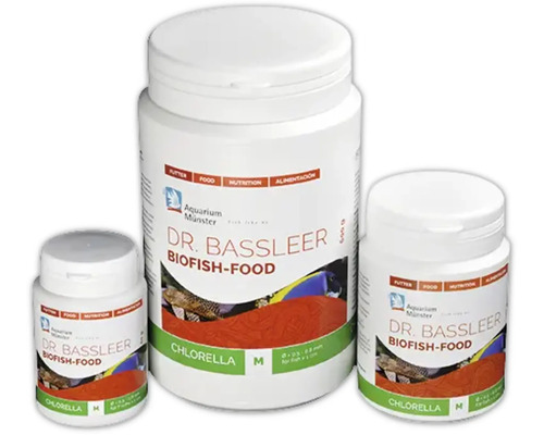 Drei Packungen Dr. Bassleer Biofish-Food Fischfutter