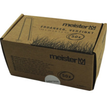 Verpackungseinheit Erdanker, verzinkt, 150x30x3,8 mm, 50 Stück