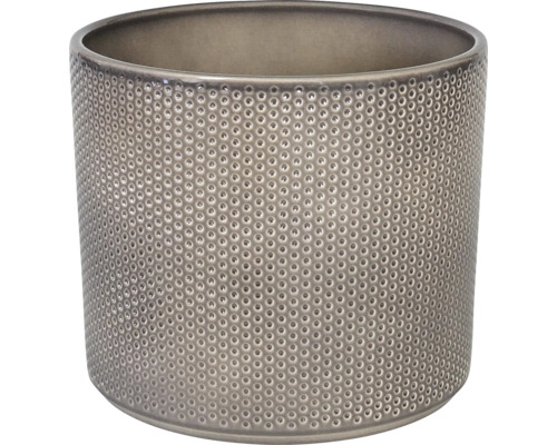 Runder Übertopf mit Lochmuster