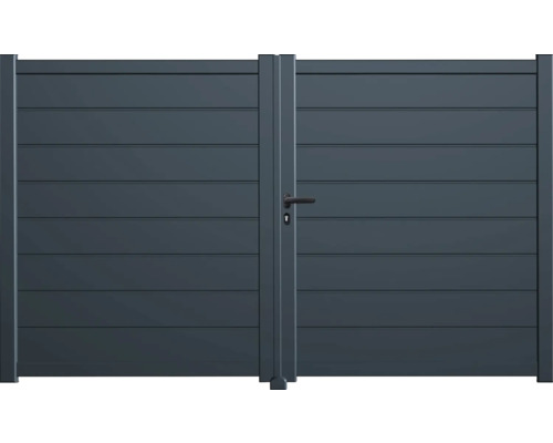Aluminium Gartentor mit abschließbarem Griff