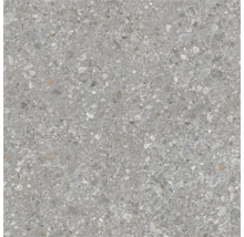 Graue Feinsteinzeugfliese mit Steindekor