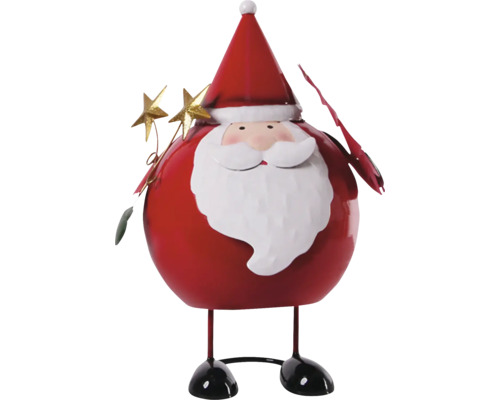 Dekorative Santa Claus Figur mit Sternen und Mütze