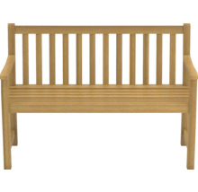 Holzbank für den Außenbereich