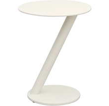 Beistelltisch mit runder Tischplatte und Fuß