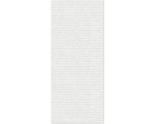 Kunststoffpaneel Element 3D Optik Ziegel weiß 2600 x 375 x 8 mm Weiße Backsteinmauer