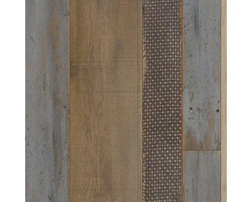 Nahaufnahme von mehrfarbigen Vinyl-Bodenbelägen.