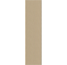 Holzpaneel mit Lamellenstruktur zur Wandgestaltung