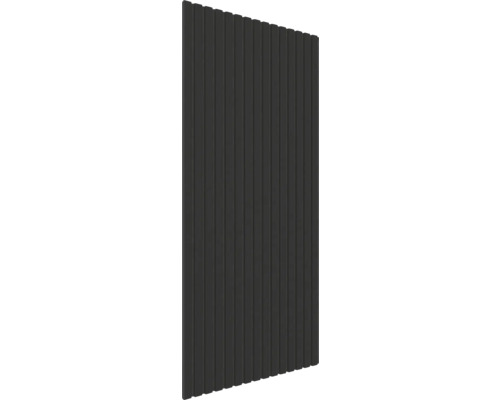 Dekorpaneel mit vertikalen Lamellen für die Wandgestaltung