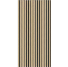 Holzpaneele mit Lattenstruktur für Wand- und Deckengestaltung