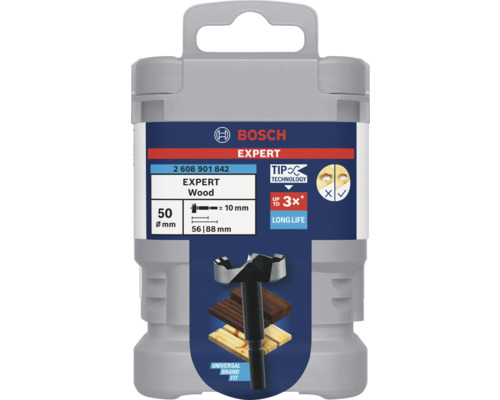 Bosch Expert Holzbohrer, 50 Millimeter Durchmesser