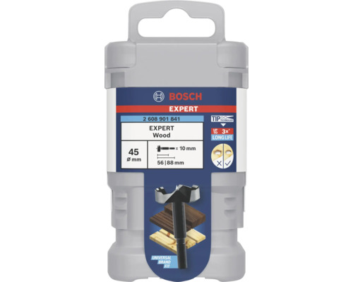 Bosch Expert Holzbohrer, Durchmesser 45 Millimeter