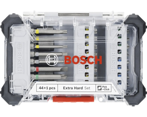 Bosch Schrauberbit-Set mit 44 plus 1 Teilen im Koffer