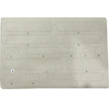 Mehrfachnutzen Aufkleberbogen mit verschiedenen Formen