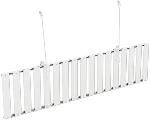 Weiße Lamellenvorhänge für Fenster