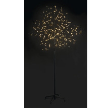 Dekobaum mit vielen LED Lichtern auf einem Metallfuß