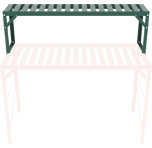 Tischaufsatz Vitavia für Aluminiumtisch, 121 x 28 x 39 cm, grün