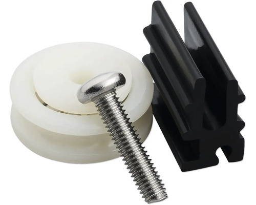 Fensterbeschlag-Ersatzteilset mit Schraube, Rolle und Führung