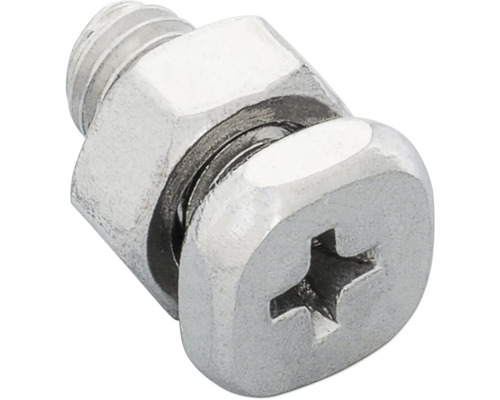 Kreuzschlitzschraube mit Mutter