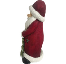 Dekorative Weihnachtsmannfigur mit Weihnachtsbaum