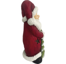 Weihnachtsmannfigur mit Weihnachtsbaum und Stern