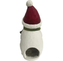 Dekofigur Schneemann mit Teelichthalter