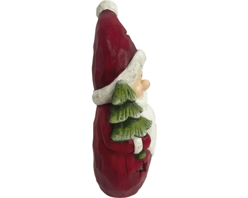 Dekofigur Weihnachtsmann mit Weihnachtsbaum