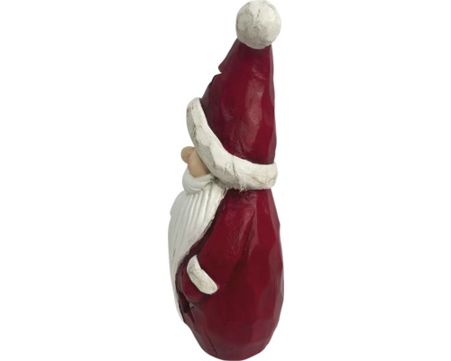 Dekorative Weihnachtsmannfigur mit roter Mütze und weißem Bart