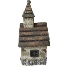 Dekorative Gartenhaus-Figur aus Kunststein