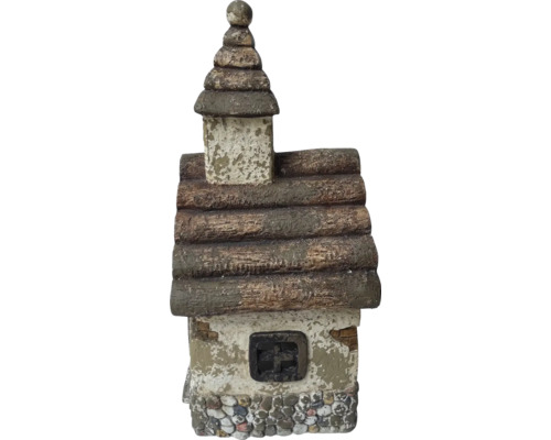 Dekorative Gartenhaus-Figur aus Kunststein