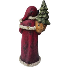 Weihnachtsmann Figur mit Baum im Sack