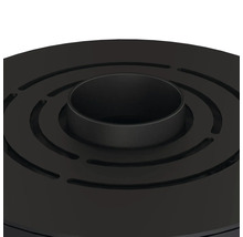 Metall Lampenfassung mit Ringmuster