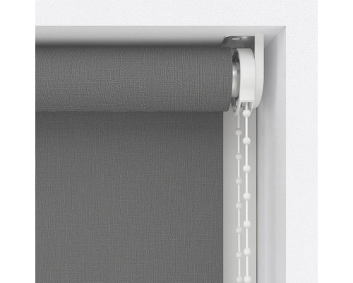 Graues Rollo zur Fensterdekoration