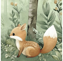 Illustration eines Fuchses im Wald