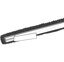 Bürstendichtung mit Klebeband zur Abdichtung von Türen und Fenstern