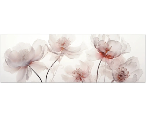 Dekorative Wandkunst mit Blumenmotiv