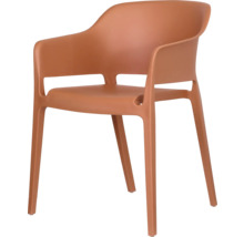 Stuhl mit Armlehnen aus Kunststoff