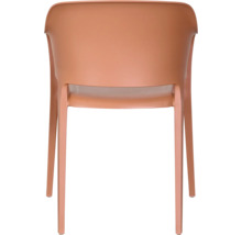 Stuhl aus Kunststoff, Rückansicht