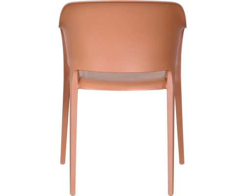 Stuhl aus Kunststoff, Rückansicht